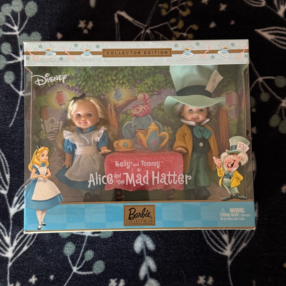 Vintage Kelly Barbie Dolls, Disneys
"Alice and the Mad Hatter"